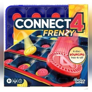 New Connect 4 Frenzy Game | Bounce Discs 4 The Win | Family Party Games